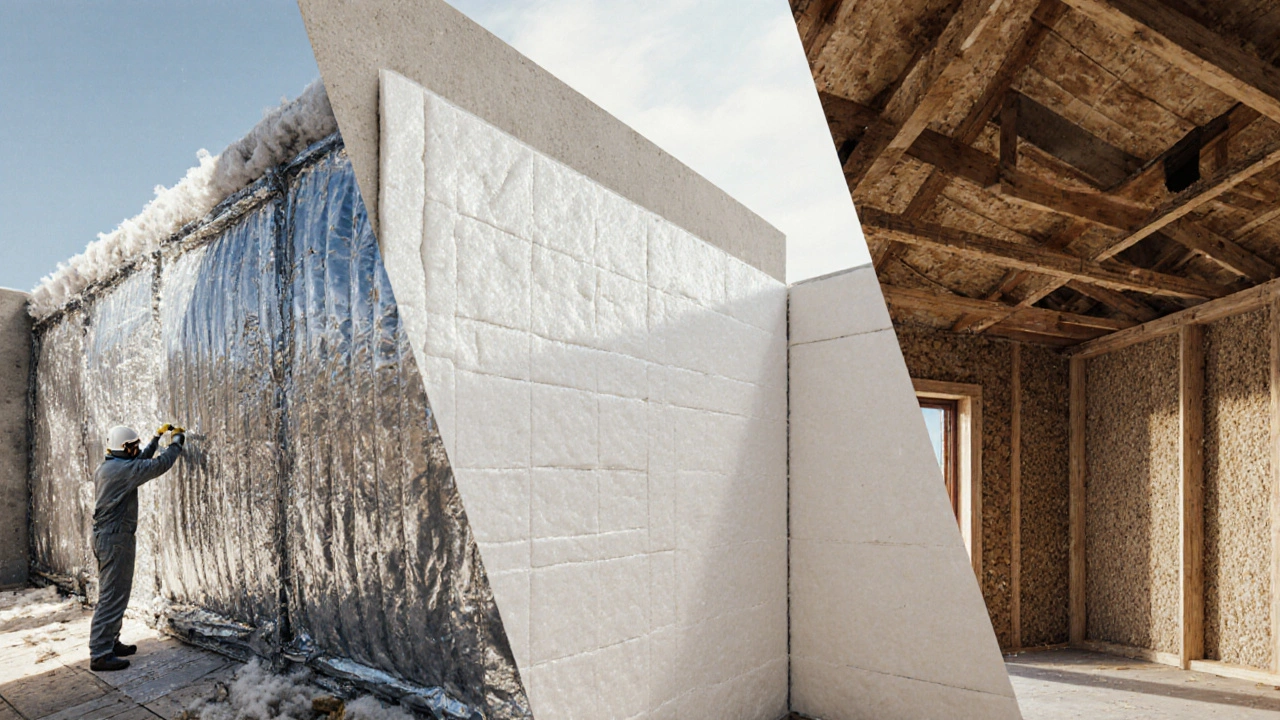 Dämmstoffe vergleichen: Mineralwolle, Polystyrol und Naturmaterialien im Praxis-Test