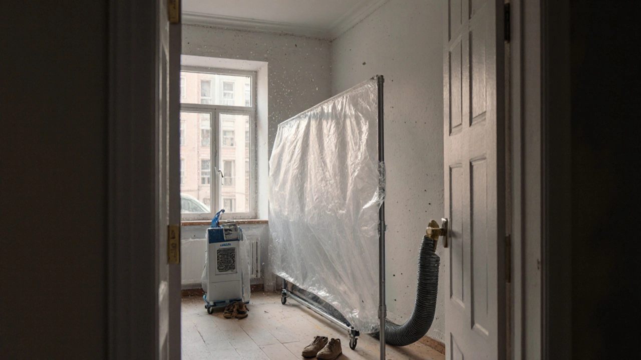 Staub und Schmutz im bewohnten Umbau: Effektive Schutzmaßnahmen für Renovierungen