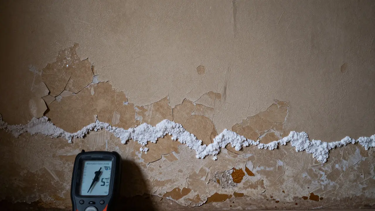 Abplatzende Farbe an Wänden: Ursachen erkennen und dauerhaft beheben