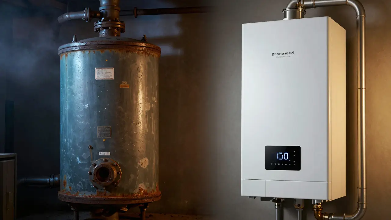Brennwertkessel vs. alte Heizung: Lohnt sich der Austausch wirklich?