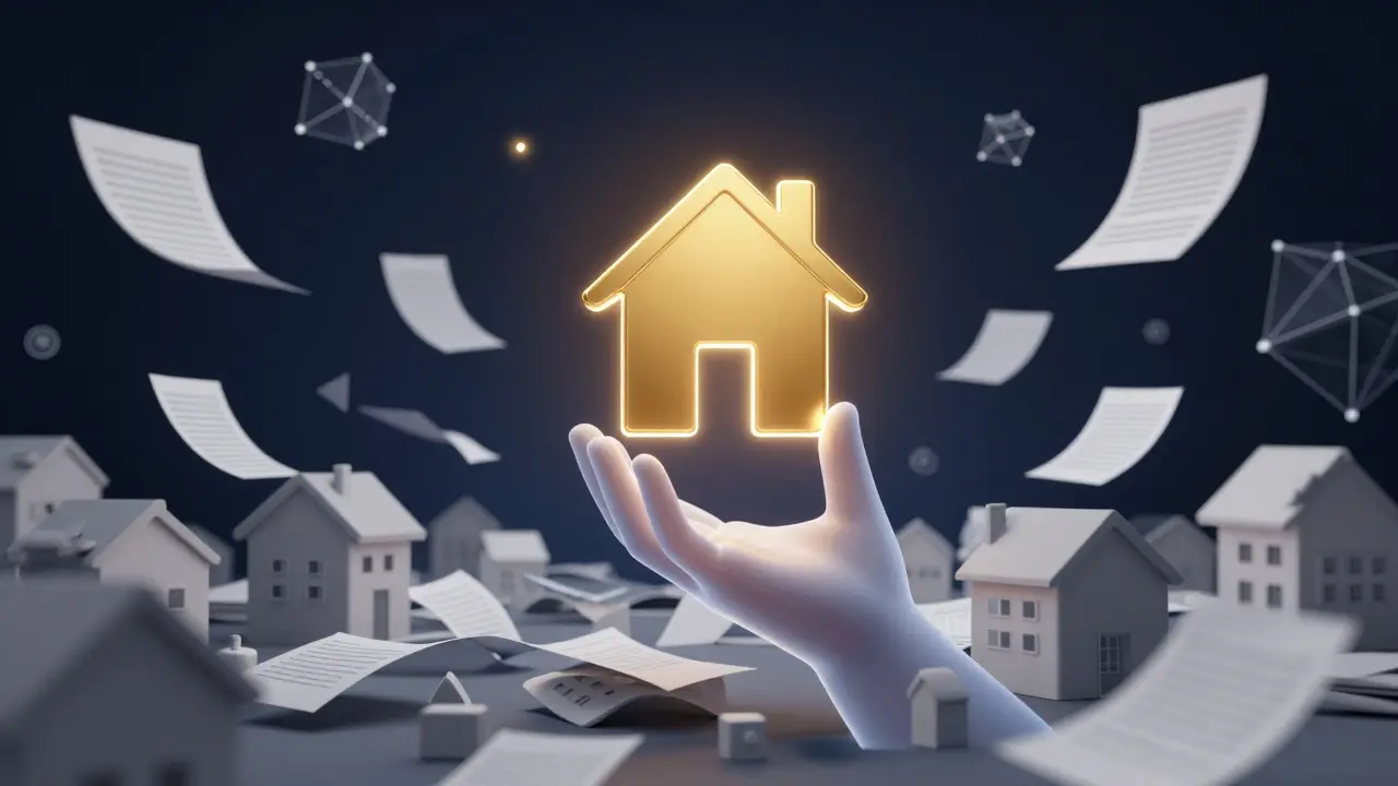 KI filtert Goldhaus aus Datenchaos, präzise Objektsuche