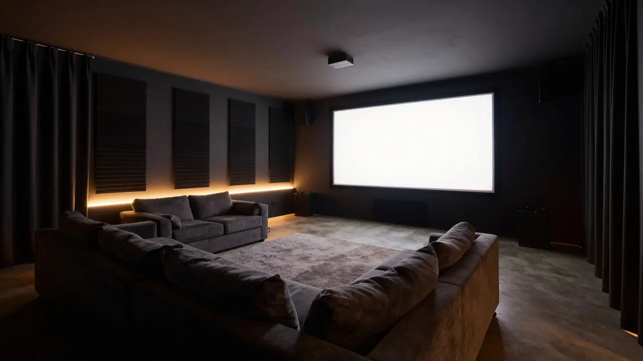 Heimkino im Keller: Der ultimative Ratgeber für Akustik, Klima und Strom