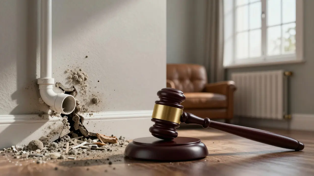 Konzeptbild: Baufehler versus Fehlverhalten des Mieters bei Schimmelstreitigkeiten