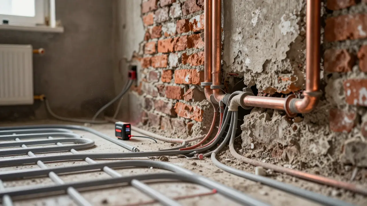 Schnittstellenplanung im Bestand: Heizung, Elektro & Sanitär koordinieren